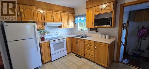 30A Main Street, Bay L'Argent, NL - Indoor Photo Showing Kitchen With Double Sink