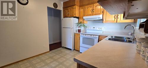 30A Main Street, Bay L'Argent, NL - Indoor Photo Showing Kitchen With Double Sink