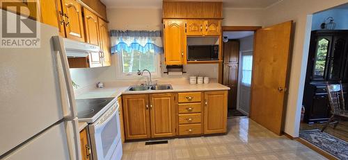 30A Main Street, Bay L'Argent, NL - Indoor Photo Showing Kitchen With Double Sink