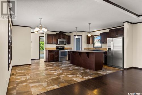 376 Keats Street, Southey, SK - Indoor Photo Showing Kitchen With Stainless Steel Kitchen