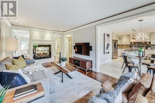 325 Buckingham Road, Newmarket, ON - Indoor Photo Showing Living Room With Fireplace