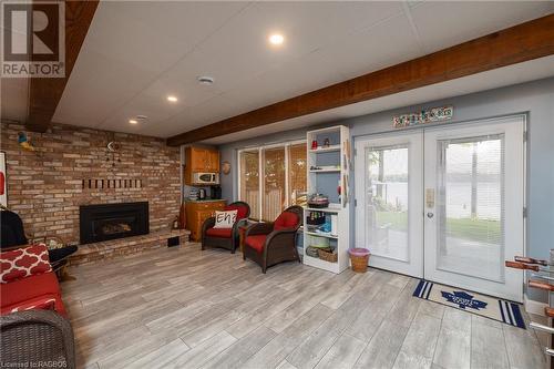 173 Macdonalds Road, Grey Highlands, ON - Indoor With Fireplace