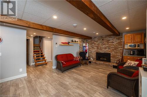 173 Macdonalds Road, Grey Highlands, ON - Indoor With Fireplace