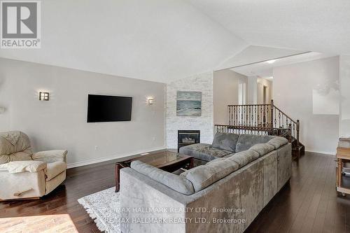 3770 Densbury Drive, Mississauga, ON - Indoor Photo Showing Living Room With Fireplace