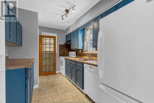 920 Roselawn Drive, Windsor, ON - Indoor Photo Showing Kitchen With Double Sink