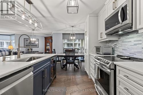 903 - 500 Talbot Street, London, ON - Indoor Photo Showing Kitchen With Stainless Steel Kitchen With Double Sink With Upgraded Kitchen