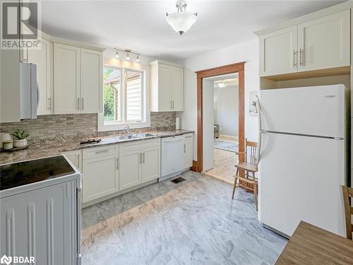 44 Mcgowan Street, Tweed, ON - Indoor Photo Showing Kitchen With Double Sink