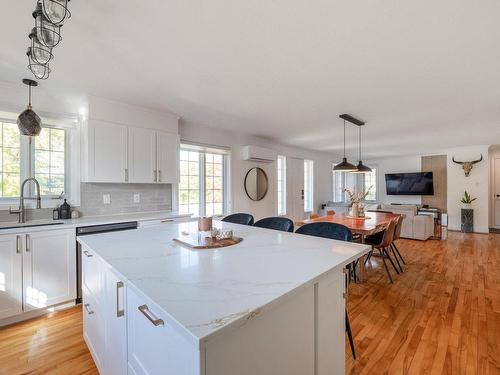 Cuisine - 115 Rg Du Haut-De-La-Rivière S., Saint-Césaire, QC - Indoor Photo Showing Kitchen With Double Sink