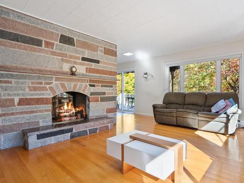 Salon - 44 Mtée De Baker-Pond, Bolton-Est, QC - Indoor Photo Showing Living Room With Fireplace