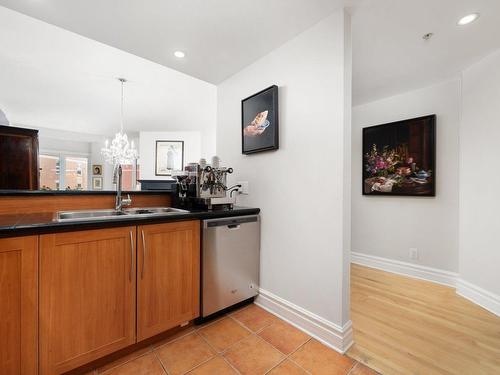 Cuisine - 205-285 Av. Laurier E., Montréal (Le Plateau-Mont-Royal), QC - Indoor Photo Showing Kitchen With Double Sink