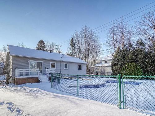 Pool - 454 Rue St-Malo O., Montréal (L'Île-Bizard/Sainte-Geneviève), QC - Outdoor With In Ground Pool With Deck Patio Veranda With Backyard