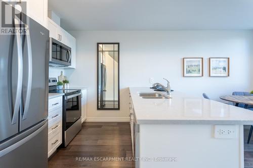 209 - 2620 Binbrook Road, Hamilton, ON - Indoor Photo Showing Kitchen With Double Sink