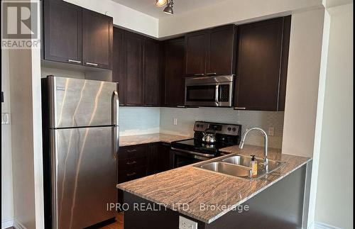 609 - 1328 Birchmount Road, Toronto, ON - Indoor Photo Showing Kitchen With Stainless Steel Kitchen With Double Sink