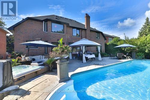 1483 The Links Drive, Oakville, ON - Outdoor With In Ground Pool With Deck Patio Veranda With Backyard