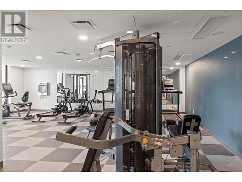 1488 Bertram Street Unit# 1103, Kelowna, BC - Indoor Photo Showing Gym Room