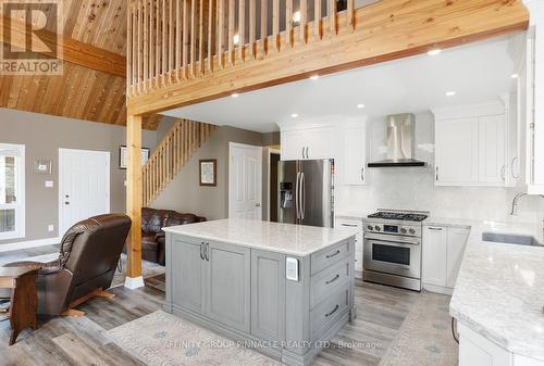 57 Cedar Beach Road, Brock (Beaverton), ON - Indoor Photo Showing Kitchen With Upgraded Kitchen