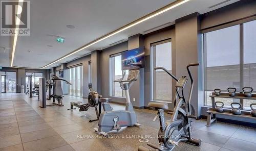 1001 - 2550 Simcoe Street, Oshawa, ON - Indoor Photo Showing Gym Room