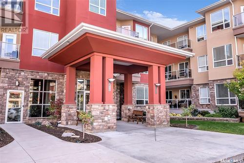 302 1025 Moss Avenue, Saskatoon, SK - Outdoor With Balcony With Facade