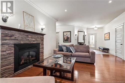 107 Rouse Street, Dieppe, NB - Indoor Photo Showing Living Room With Fireplace