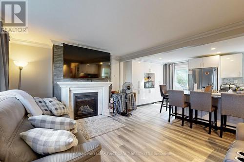 1914 Liverpool Road, Pickering, ON - Indoor Photo Showing Living Room With Fireplace