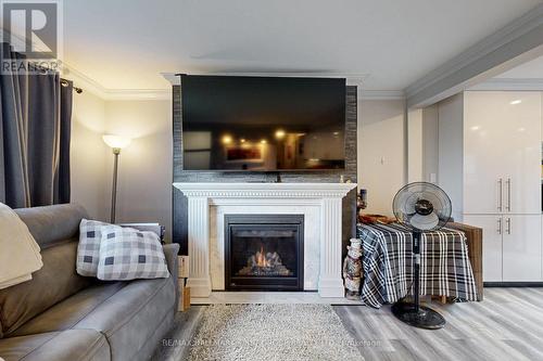 1914 Liverpool Road, Pickering, ON - Indoor Photo Showing Living Room With Fireplace