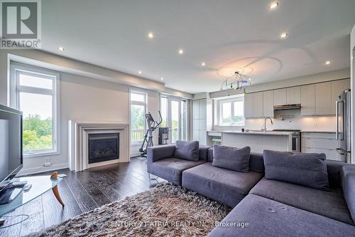 15 Anchusa Drive, Richmond Hill, ON - Indoor Photo Showing Living Room With Fireplace