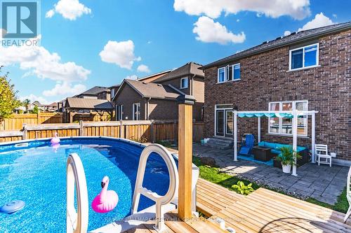 82 Nathan Crescent, Barrie, ON - Outdoor With Above Ground Pool With Deck Patio Veranda