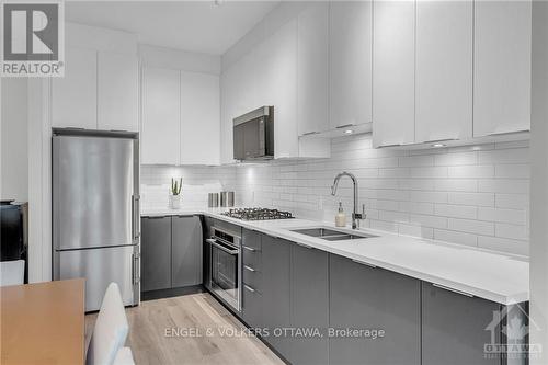 104 - 570 De Mazenod Avenue, Ottawa, ON - Indoor Photo Showing Kitchen With Double Sink With Upgraded Kitchen