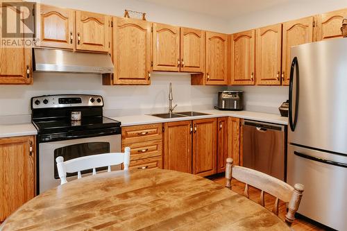 19 Johnson Street, Gander, NL - Indoor Photo Showing Kitchen With Stainless Steel Kitchen With Double Sink