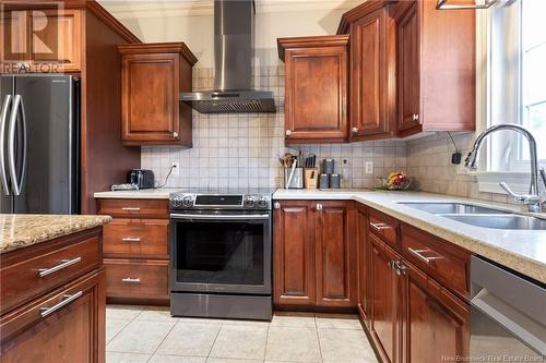 41 Desrosiers Street, Dieppe, NB - Indoor Photo Showing Kitchen With Double Sink