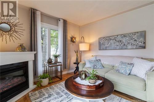 233 Hennessey Road, Moncton, NB - Indoor Photo Showing Living Room With Fireplace