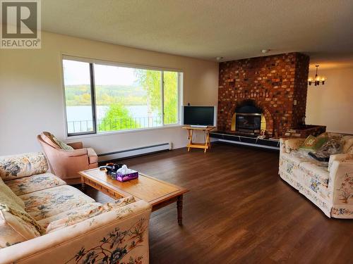 2260 Gerow Island Road, Burns Lake, BC - Indoor Photo Showing Living Room With Fireplace