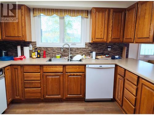 2260 Gerow Island Road, Burns Lake, BC - Indoor Photo Showing Kitchen With Double Sink