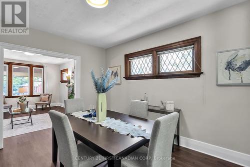 107 Oxford Street W, London, ON - Indoor Photo Showing Dining Room