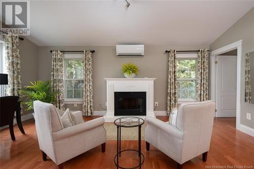 178 Lincoln Road, Fredericton, NB - Indoor Photo Showing Living Room With Fireplace