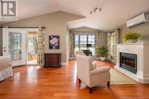 178 Lincoln Road, Fredericton, NB - Indoor Photo Showing Living Room With Fireplace