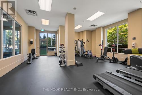 1101 - 1359 Rathburn Road E, Mississauga (Rathwood), ON - Indoor Photo Showing Gym Room