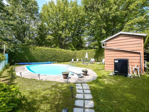 Pool - 730  - 736 Rue Dion, Sainte-Adèle, QC - Outdoor With In Ground Pool With Backyard