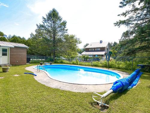 Pool - 730  - 736 Rue Dion, Sainte-Adèle, QC - Outdoor With In Ground Pool With Backyard