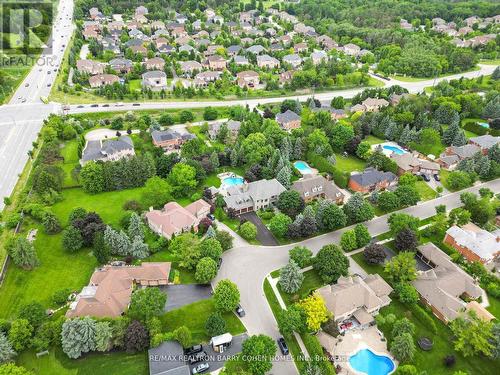 157 Treegrove Circle S, Aurora, ON - Outdoor With In Ground Pool With View