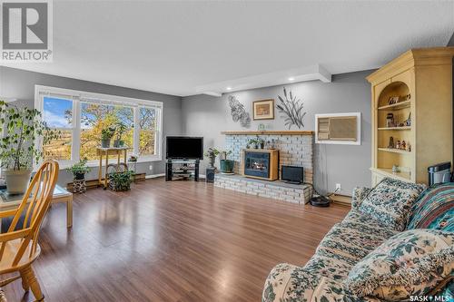 Bechard Acreage:  Rm Of Longlaketon No. 219, Longlaketon Rm No. 219, SK - Indoor Photo Showing Living Room With Fireplace