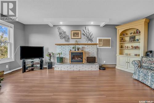 Bechard Acreage:  Rm Of Longlaketon No. 219, Longlaketon Rm No. 219, SK - Indoor Photo Showing Living Room With Fireplace