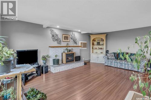 Bechard Acreage:  Rm Of Longlaketon No. 219, Longlaketon Rm No. 219, SK - Indoor Photo Showing Living Room With Fireplace