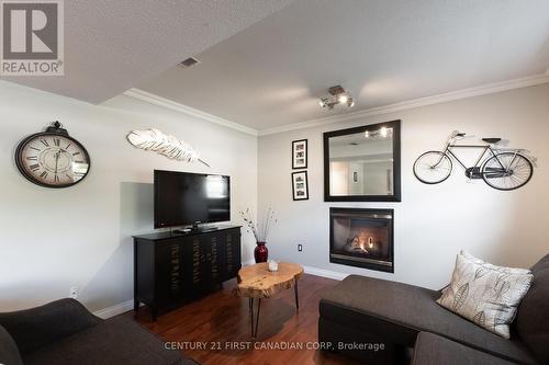 32 Blanchard Crescent, London, ON - Indoor Photo Showing Living Room With Fireplace