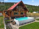 146 Pinewood Drive, Princeton, BC  - Outdoor With Above Ground Pool With Deck Patio Veranda 