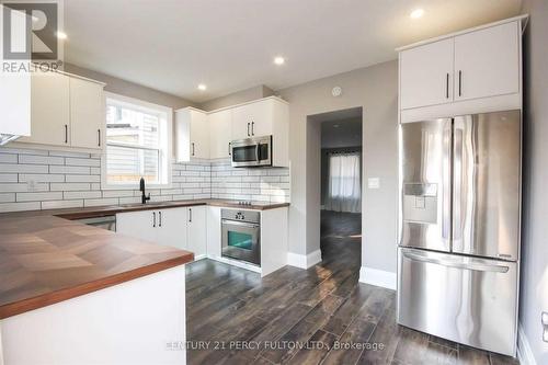 58 Burton Street, Hamilton, ON - Indoor Photo Showing Kitchen With Stainless Steel Kitchen With Upgraded Kitchen