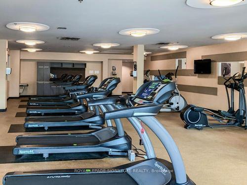 3205-60 Absolute Ave, Mississauga, ON - Indoor Photo Showing Gym Room