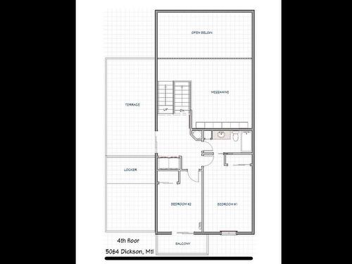 Drawing (sketch) - 5064 Rue Dickson, Montréal (Rosemont/La Petite-Patrie), QC - Other