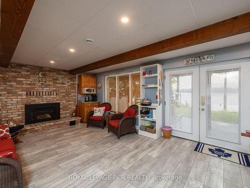 173 Macdonalds Rd, Grey Highlands, ON - Indoor With Fireplace