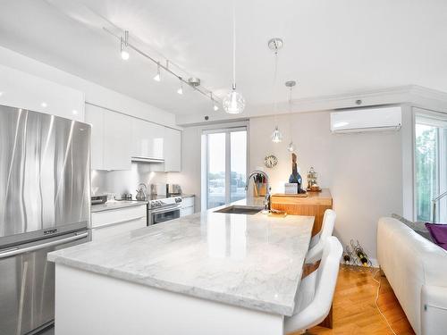 Kitchen - 307-40 Allée Des Brises-Du-Fleuve, Montréal (Verdun/Île-Des-Soeurs), QC - Indoor Photo Showing Kitchen With Upgraded Kitchen